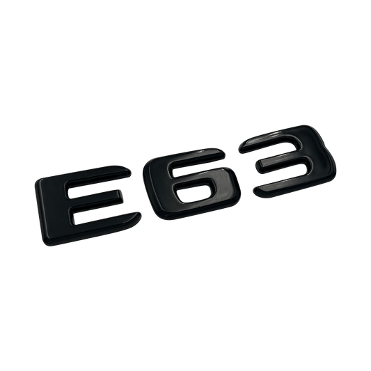 Black Mercedes E63 Emblem