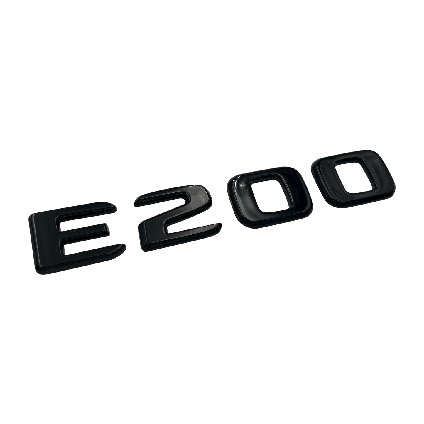 Black Mercedes E200 Emblem