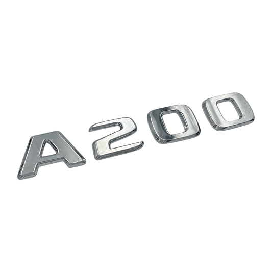 Krom Mercedes A200-emblem