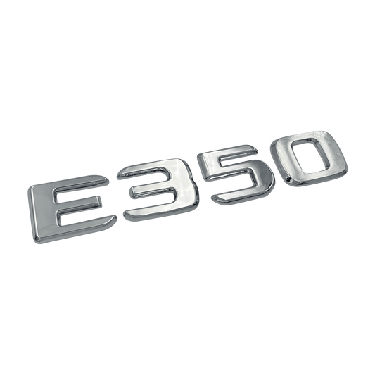 Krom Mercedes E350-emblem