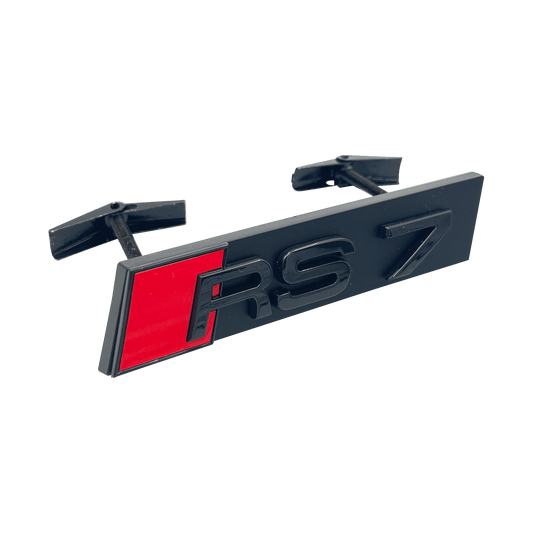 Svart Audi RS7 Emblem foran 