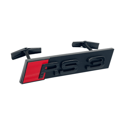 Black Audi RS3 Front Emblem