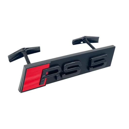 Svart Audi RS5 frontemblem