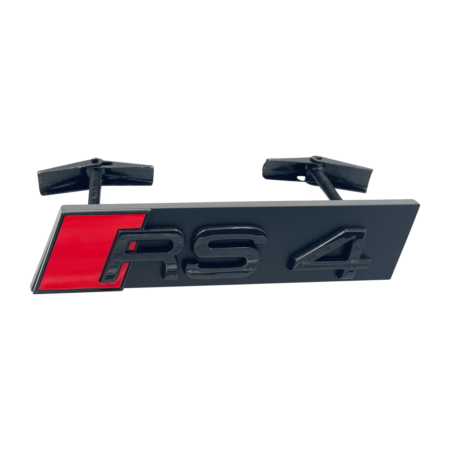 Sort Audi RS4 Emblem foran 