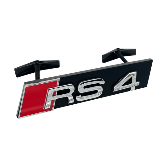 Chrome Audi RS4 Emblem foran 