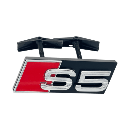 Chrome Audi S5 Front Emblem Badge 