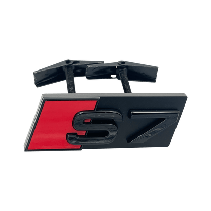 Black Audi S7 Front Emblem