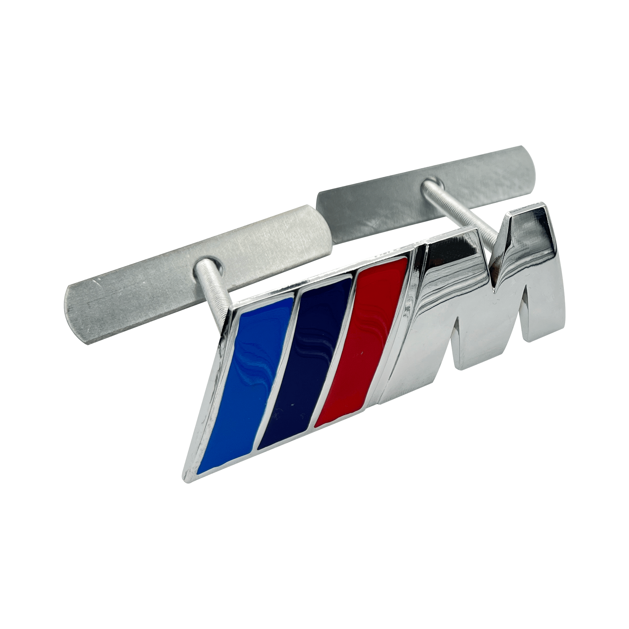 Chrome BMW M-sport Emblem Badge in Metal - Drivers – Driverse