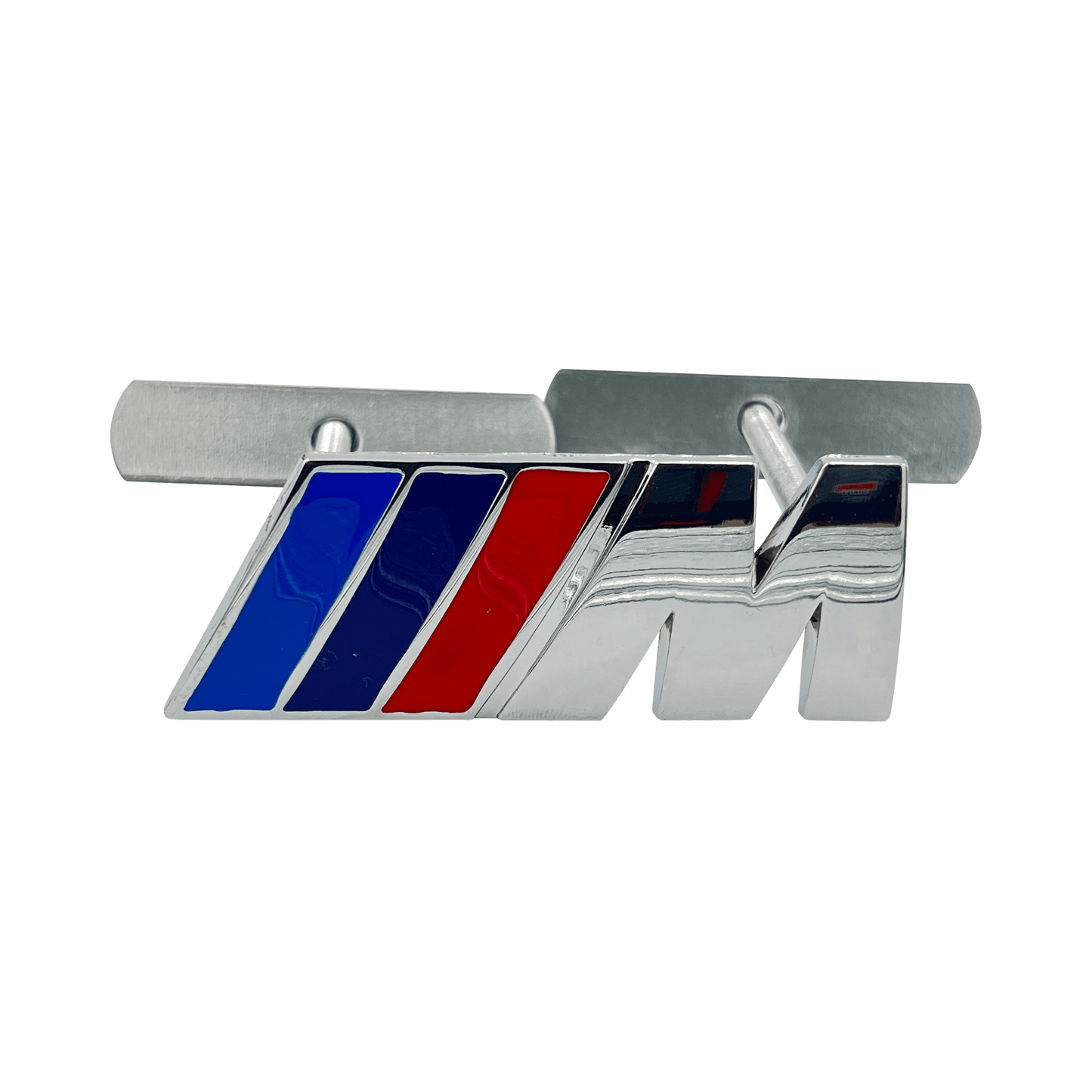 Krom BMW M-Sport frontemblem i metall 