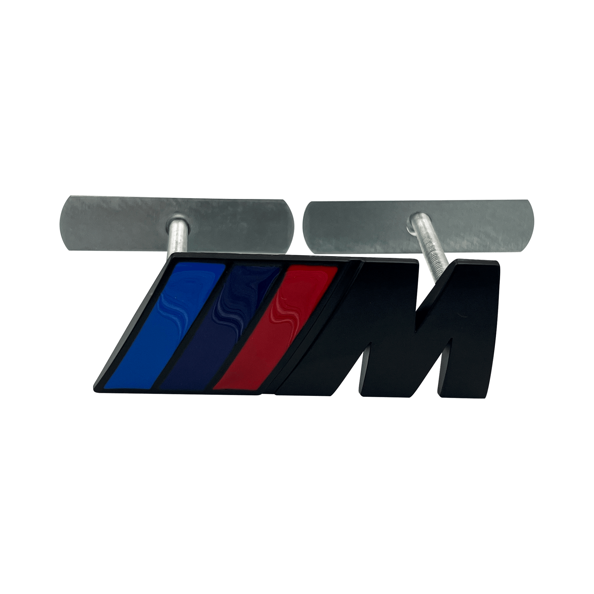 3pcs Fit BMW M Power Badge Métal Tricolore Emblème Autocollant