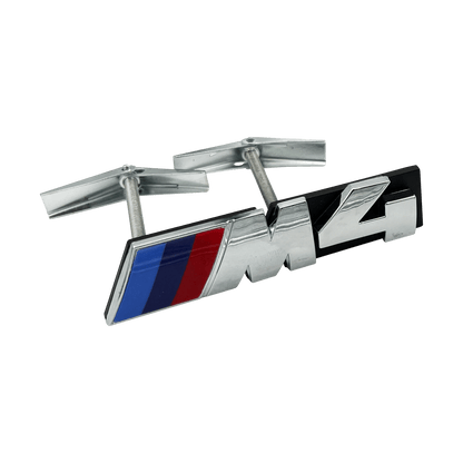 Chrome BMW M4 Front Emblem Badge 