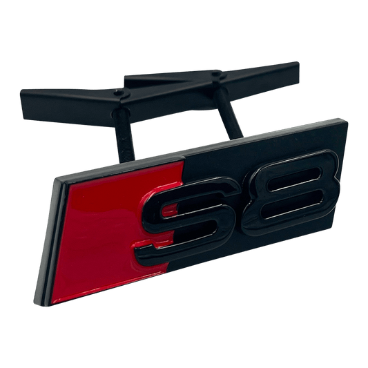 Black Audi S8 Front Emblem