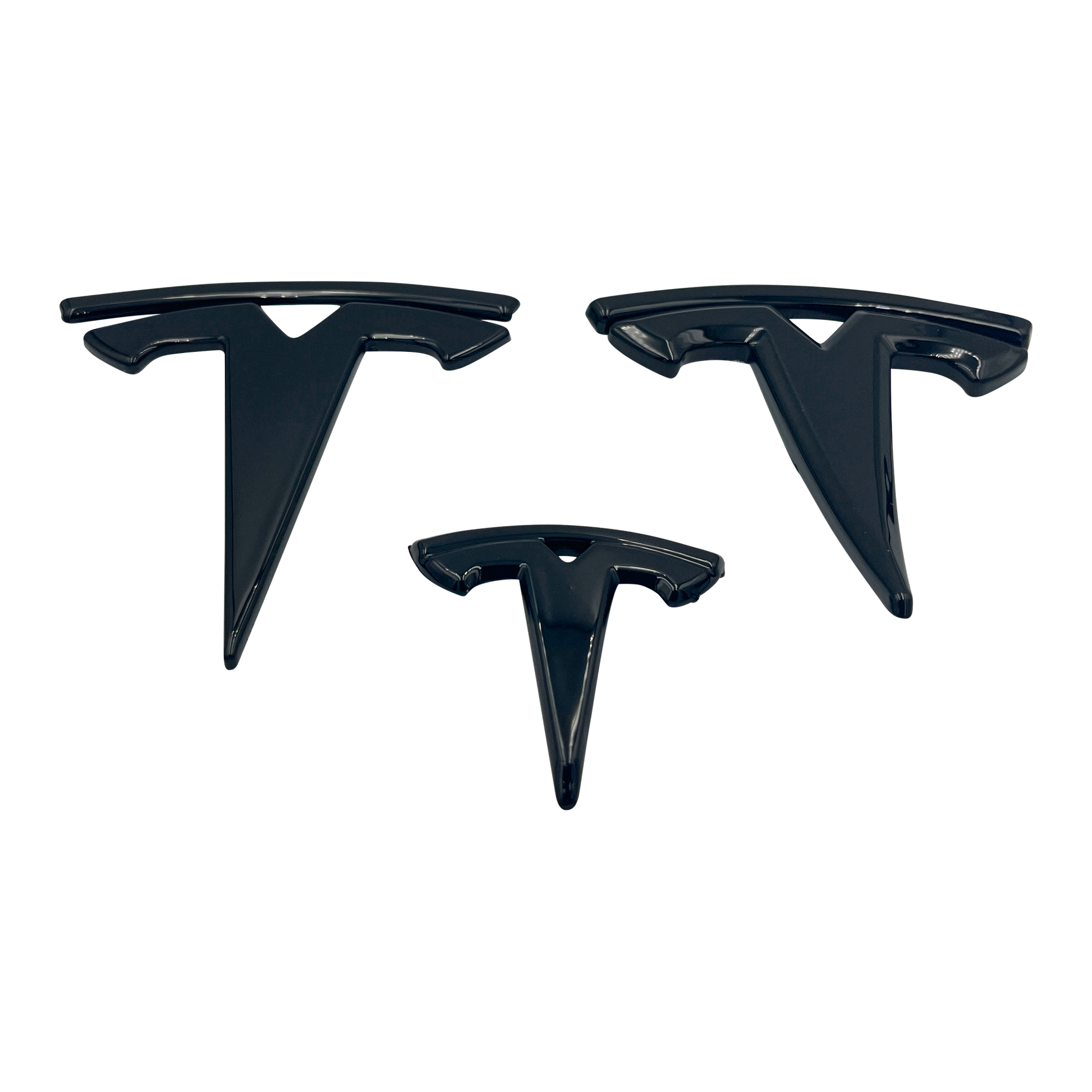 Buy Black Tesla Model Y Logo Set - Elegant Design & Premium Quality