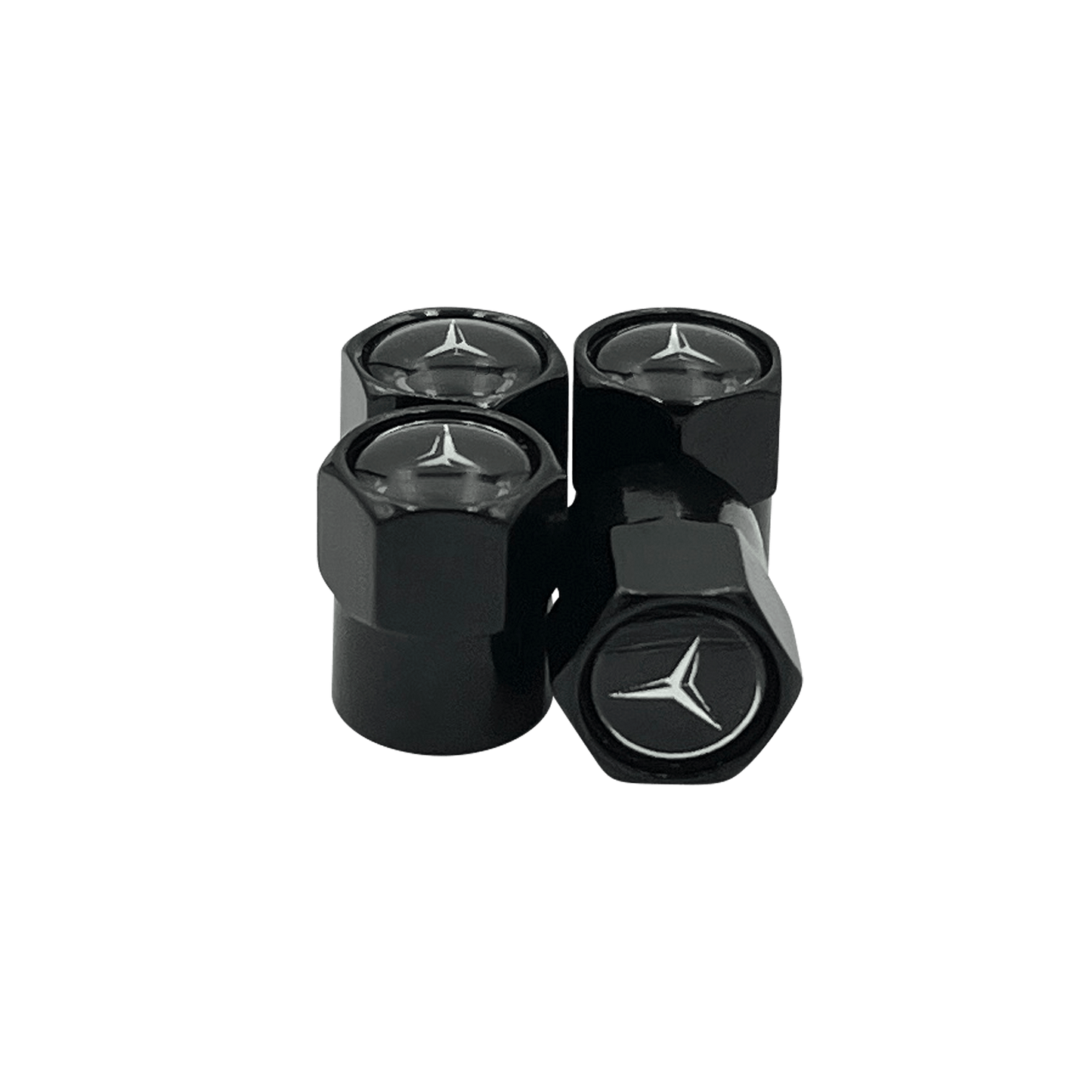 4 stk. Mercedes Benz ventilhetter 