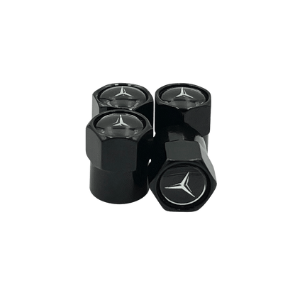 4 pieces. Mercedes Benz Valve Caps 