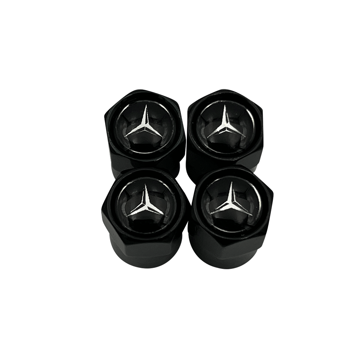 4 pieces. Mercedes Benz Valve caps Driverse.dk Driverse