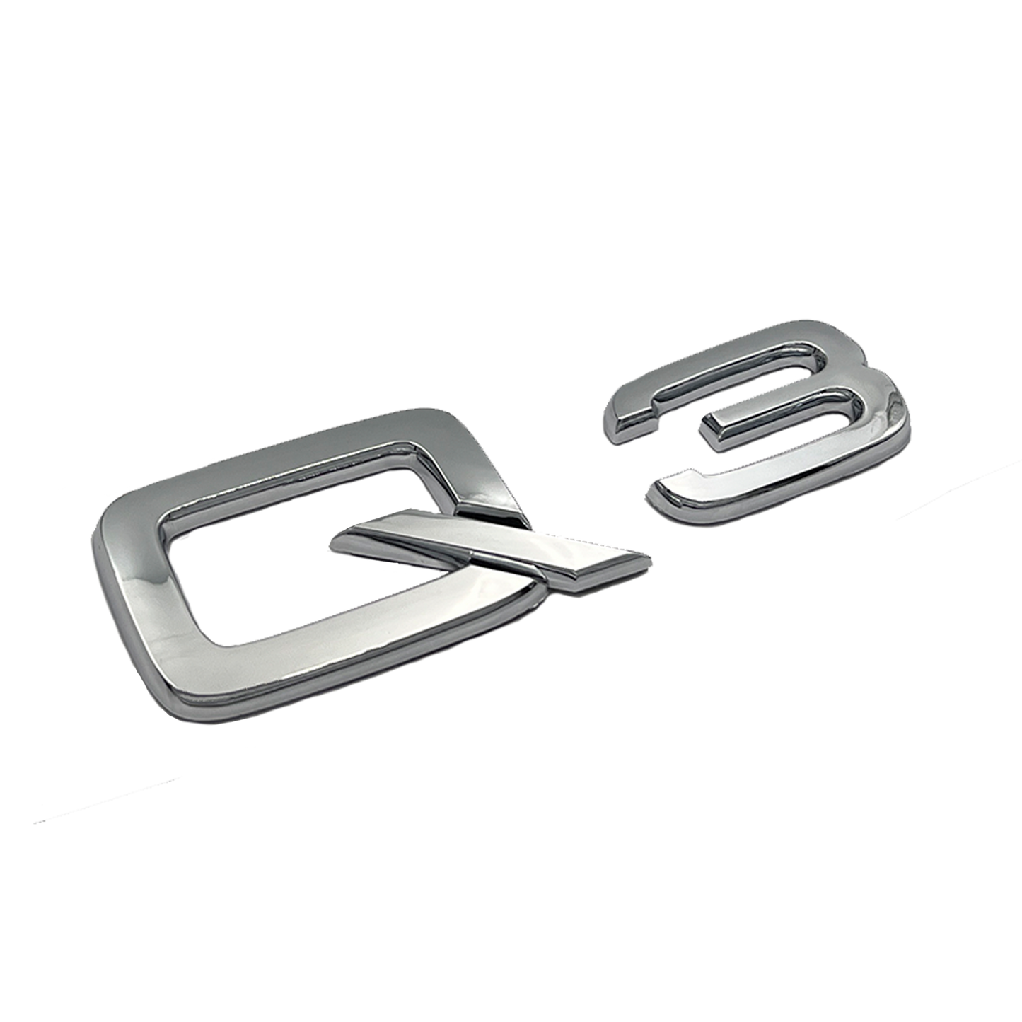 Chrome Audi Q3 bakre emblem 