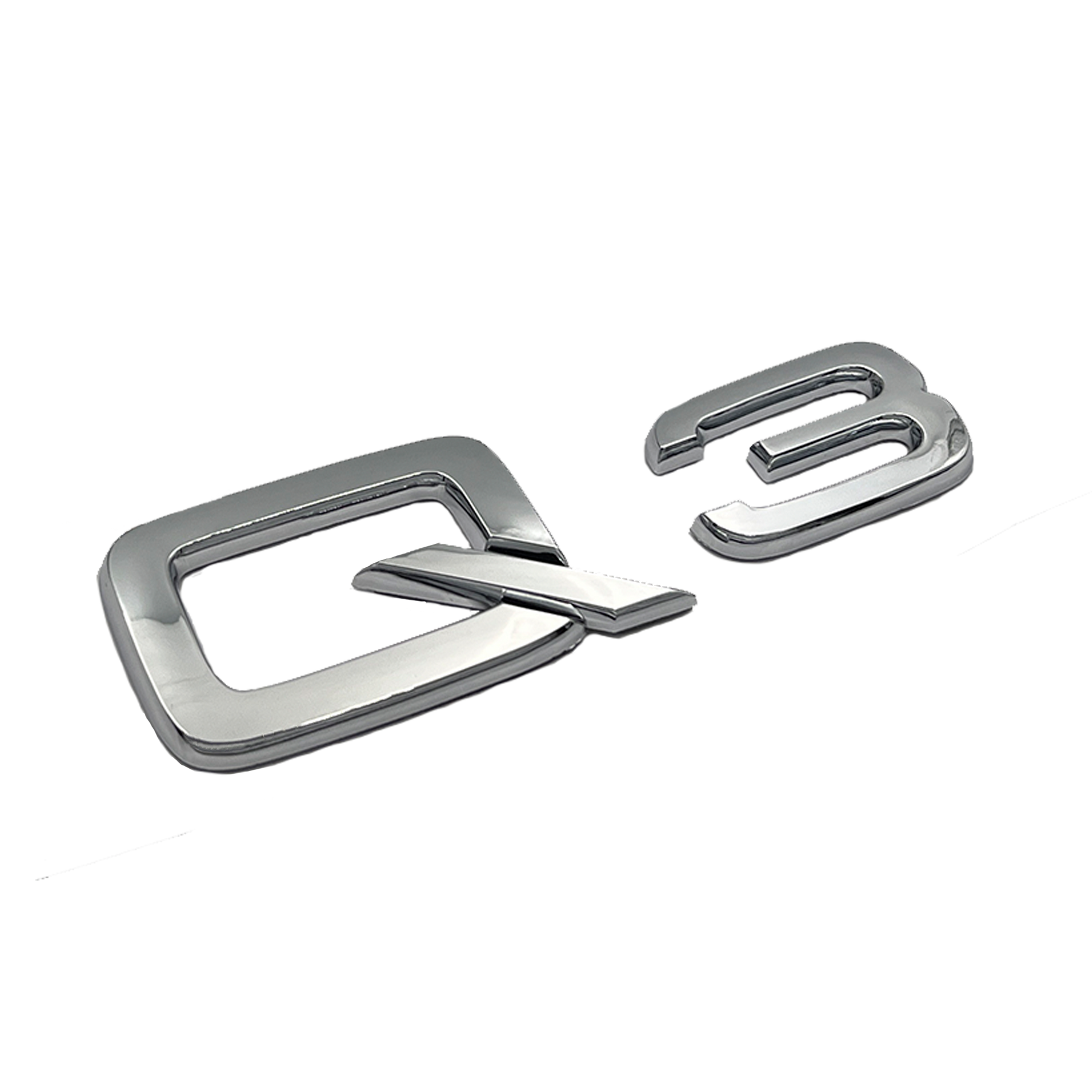 2 x Logo S LINE Emblème SLINE Métal Chromé AUDI A1 A2 A3 A5 A5 Q3