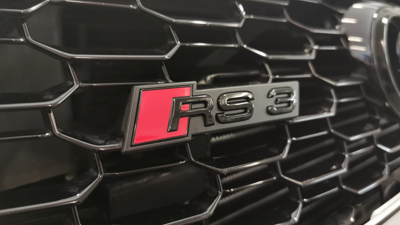 Black Audi RS3 Front Emblem