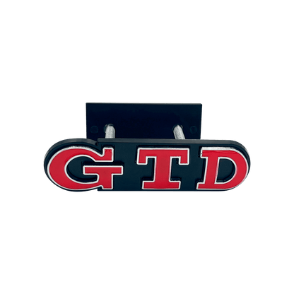 Red VW GTD Front Emblem