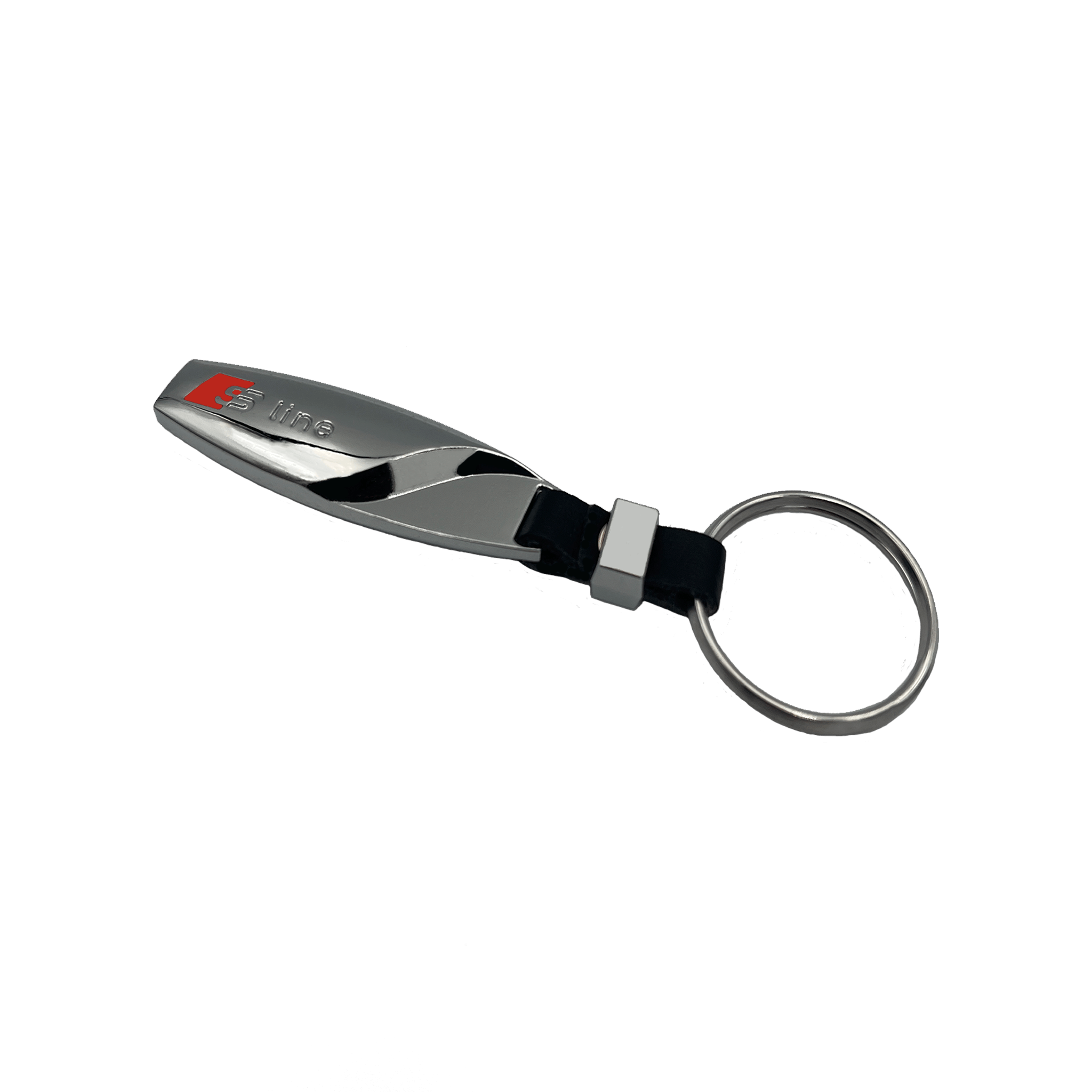 S Line Key Chain Audi S-line Key Ring in Chrome Finish – Exclusive Car Accessories ...