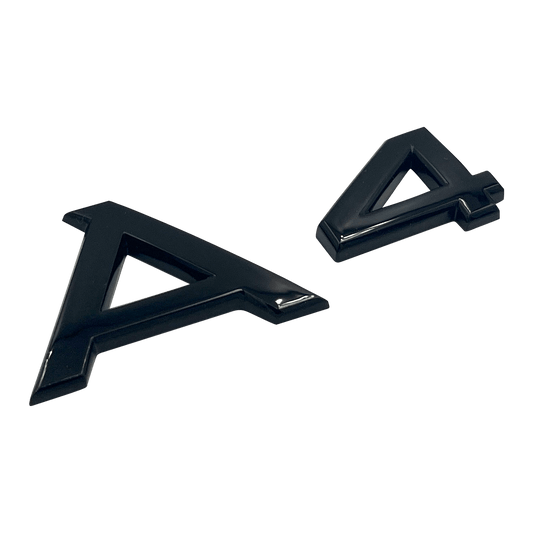 Black Audi A4 Emblem
