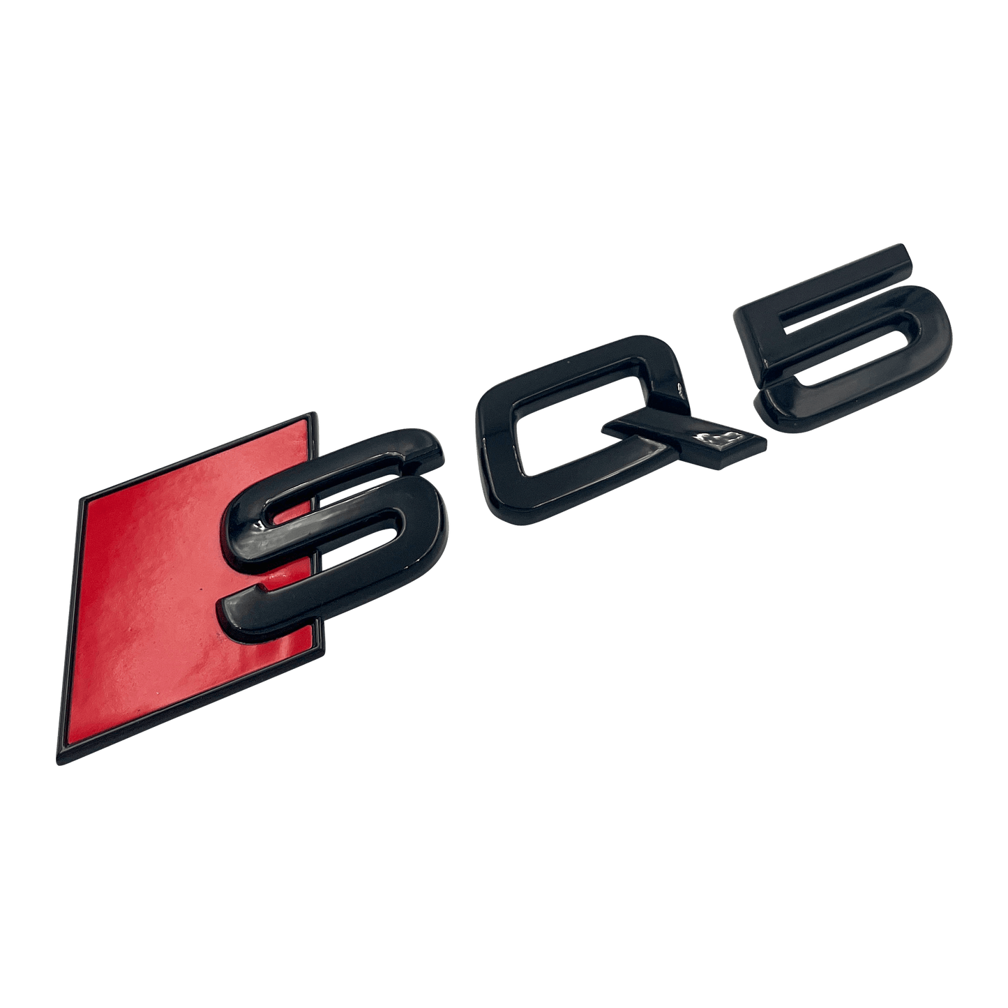 Svart Audi SQ5-emblem 