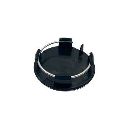 4 pieces. Black Tesla Center Caps 57mm 