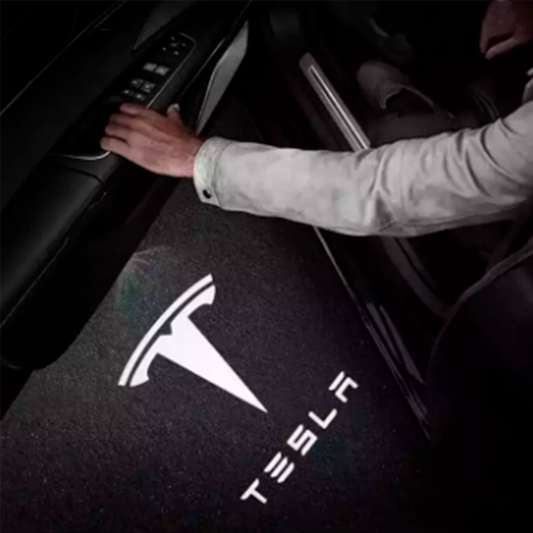 2 stk. Tesla-logo inngangslys 