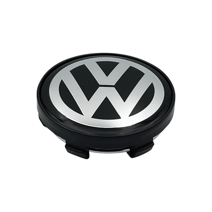 4 pieces. Chrome VW Center caps