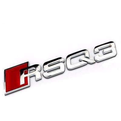 Krom Audi RSQ3 bakre emblem