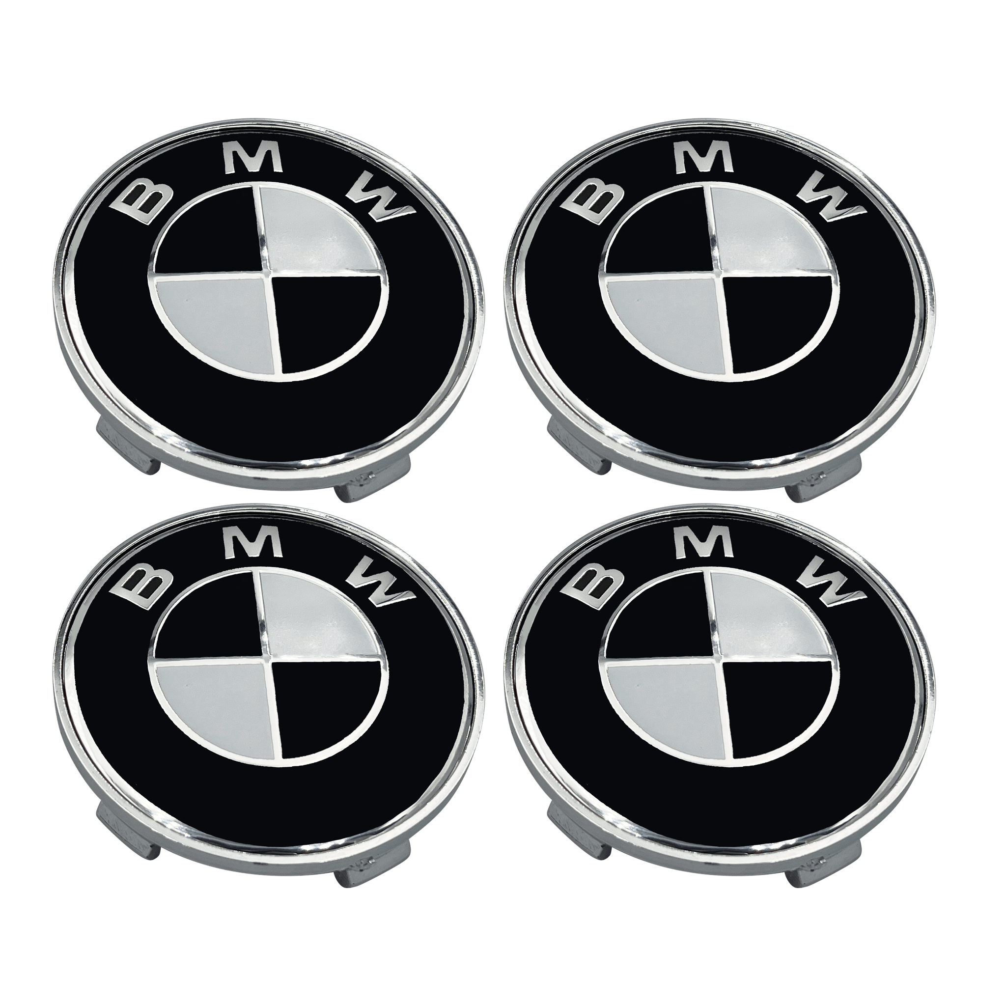 Black BMW Logo Center caps - Driverse.dk