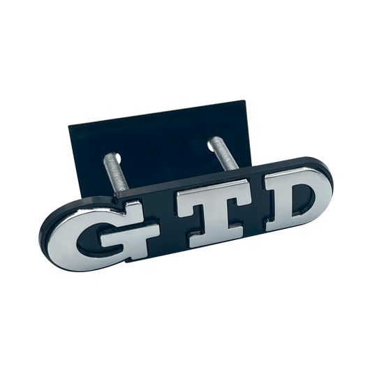 Krom VW GTD Emblem foran 