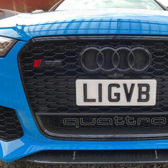 Black Audi RS6 Front Emblem